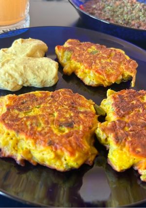 Una foto de Tortitas de verduras