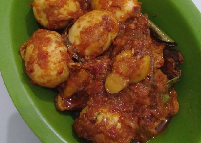 Cara Membuat Tahu tempe telur bumbu bali Simpel