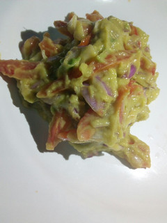 A picture of Guacamole salad #4Weekschallenge #Authormarathon.