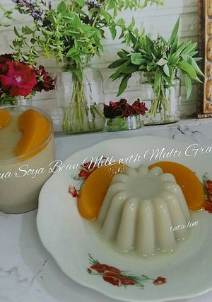 Foto resep Tahua Soya Bean Milk with Multi Grain