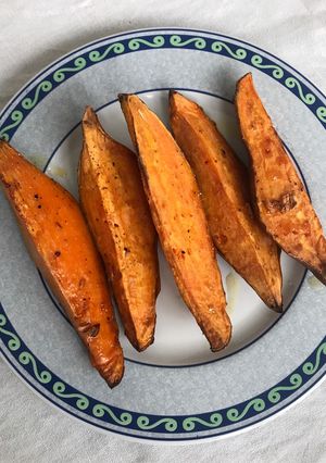 Foto resep Baked sweet potato