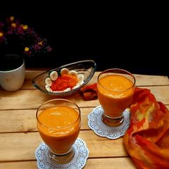 A picture of Papaya Banana Smoothie.