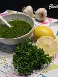 Pesto à la roquette et au persil