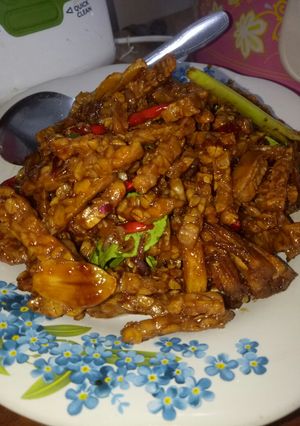 Foto resep Orek tempe kering simpel sederhana
