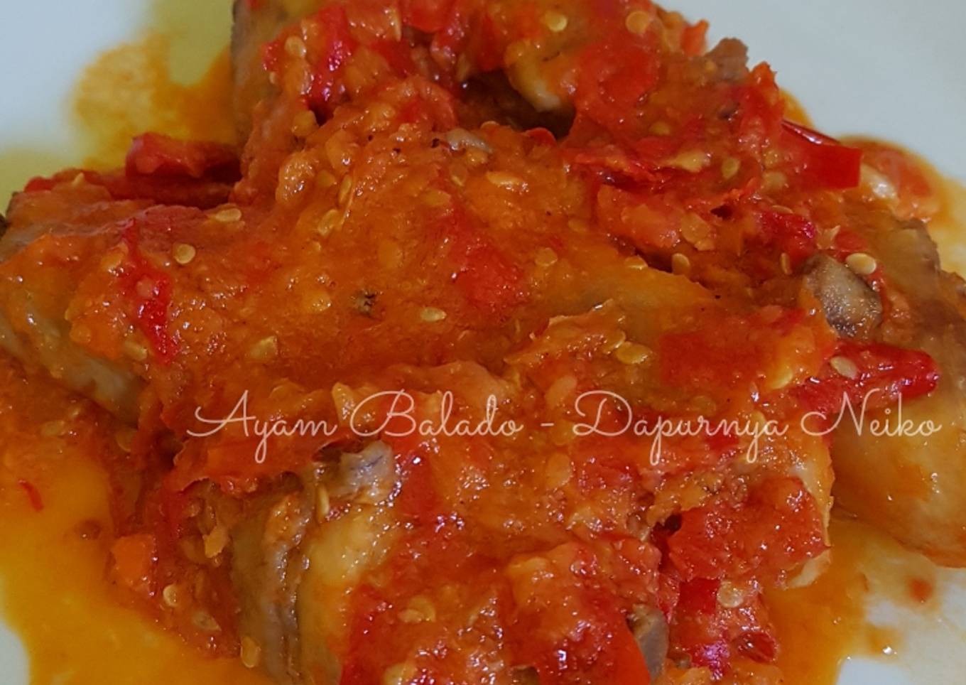 Ayam Balado Pedas Manis