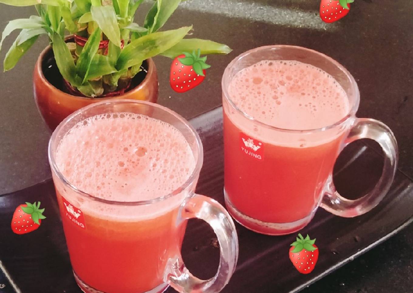 Strawberry juice