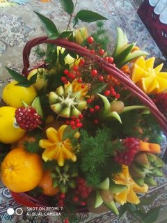 عکسی از دستور سبد میوه