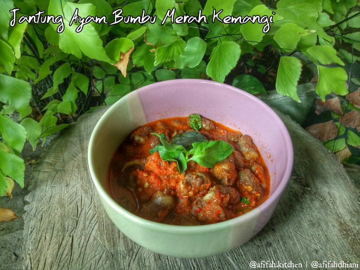 Resep Jantung Ayam Bumbu Merah Kemangi Murah