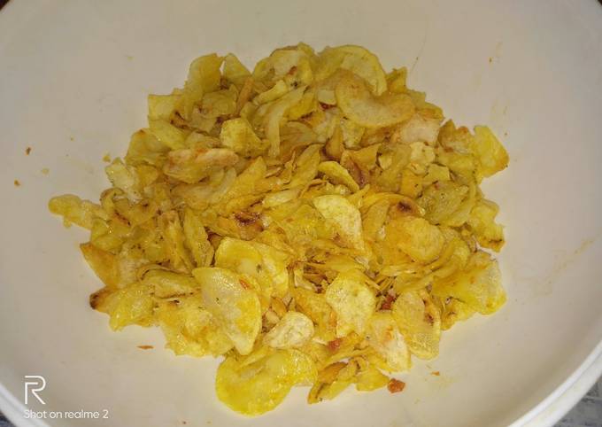 Cara Gampang Membuat Resep kripik kentang, Enak Banget