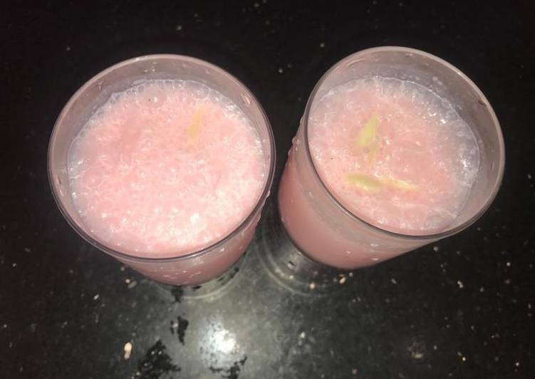 Steps to Make Award-winning Rooh afza Milkshake