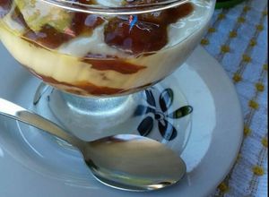 Foto de Compota de banana com creme