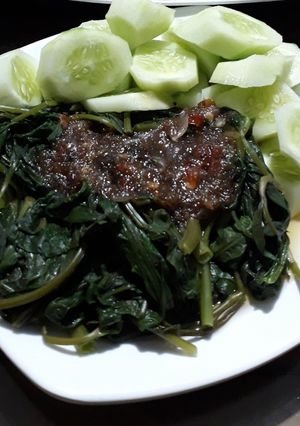 Foto resep Kangkung Brambang Asem