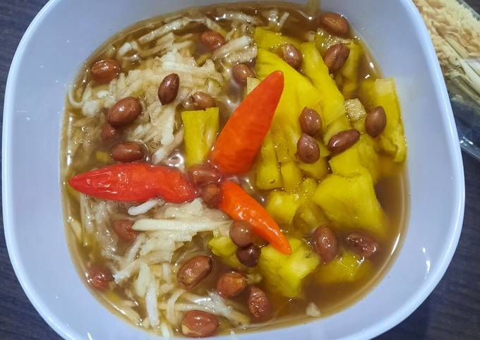 Standar Cara praktis buat Rujak Kuah(asinan) Serut Jawa ala Dapur Rumah yang istimewa