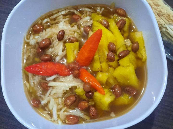 Standar Cara praktis buat Rujak Kuah(asinan) Serut Jawa ala Dapur Rumah yang istimewa