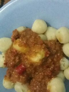 Foto resep Cilok bumbu kacang dan bumbu rujak
