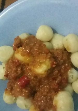 Foto resep Cilok bumbu kacang dan bumbu rujak