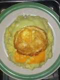 Mi mangu de papa con huevo y queso