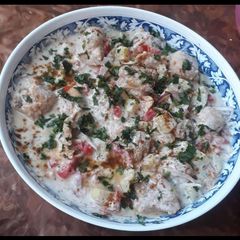 A picture of Dahi Bharay.