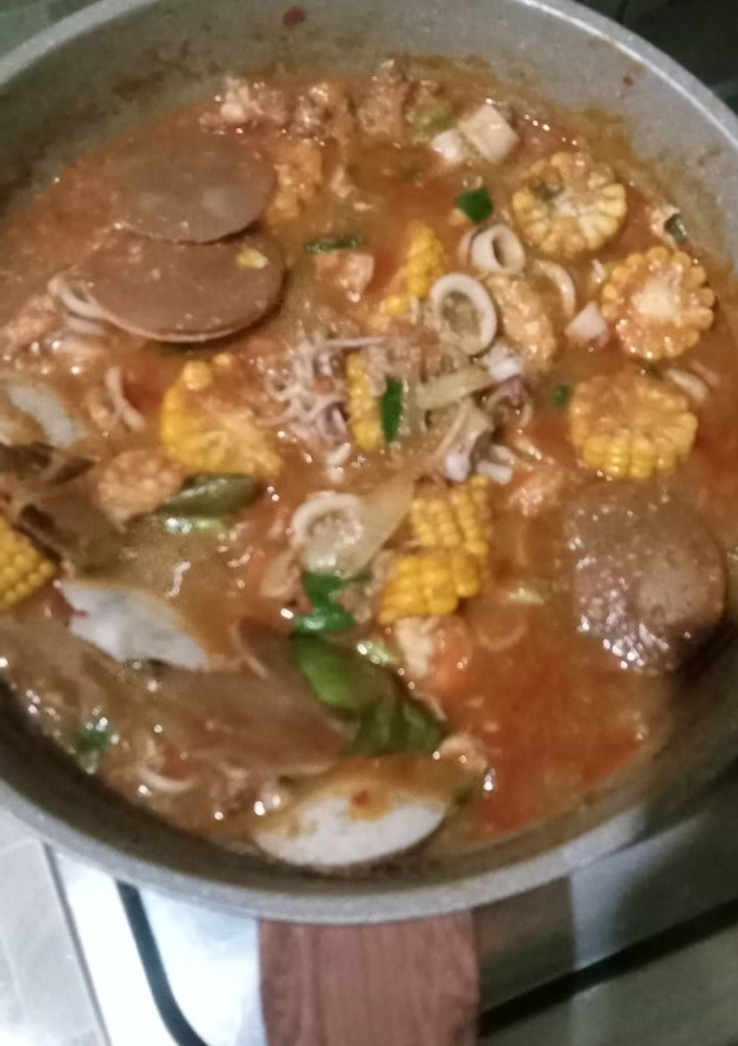 Foto resep Seafood Saus Padang