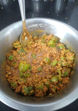 पीली दाना मेथी हरी मिर्च का अचार (pili dana methi hari mirch ka achar recipe in Hindi) रेसिपी मुख्य फोटो