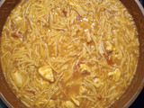 Fideuá de pollo