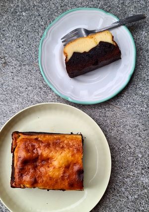 Foto resep Brownie Burnt Cheesecake (oven tangkring)