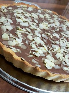 صورة لوصفة تارت الشوكولا مع الموز المكرمل 🍫🍫 (طريقة ثانية)