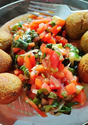 Una foto de Falafel a mi manera