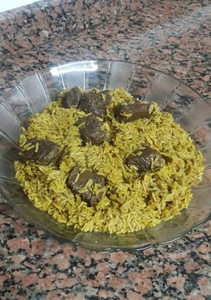 صورة لوصفة كبسة باللحمة
