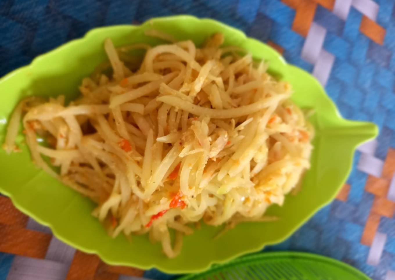 Resep Tumis pepaya muda pedas Anti Gagal