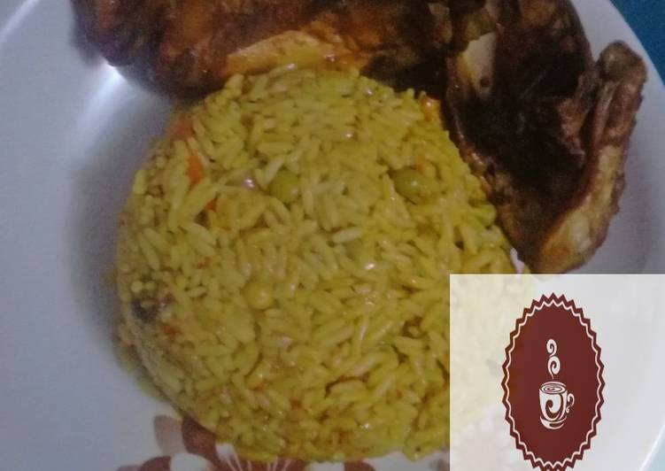 Recipe of Award-winning Tumeric Jallop Rice with chicken wings