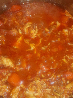 A picture of Cinnamon chicken stew.