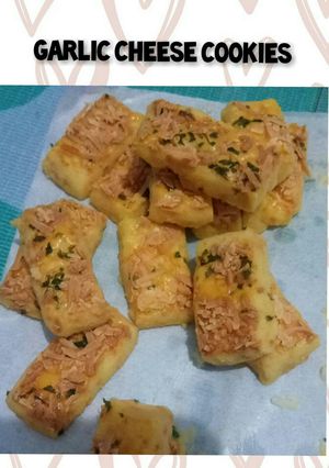 Foto resep Garlic Cheese Cookies
