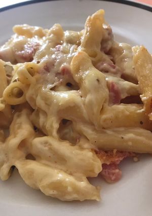 Una foto de Macarrones con queso