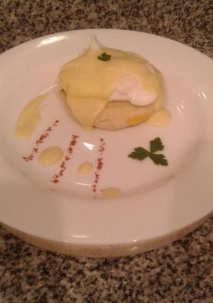 Una foto de Huevos Benedict!!
