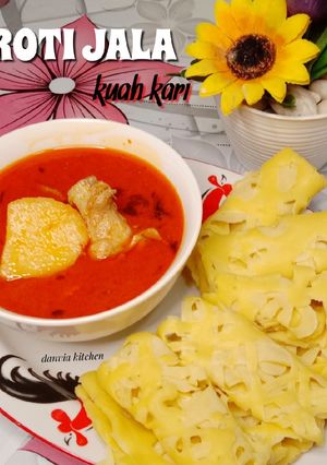 Foto resep Roti jala kuah kari