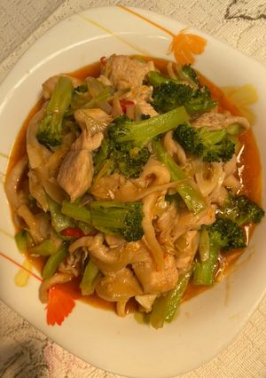 Foto resep Ayam Cha Brokoli dan Jamur Tiram