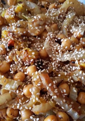 Foto principal de Ensalada de hinojo con naranja y garbanzos