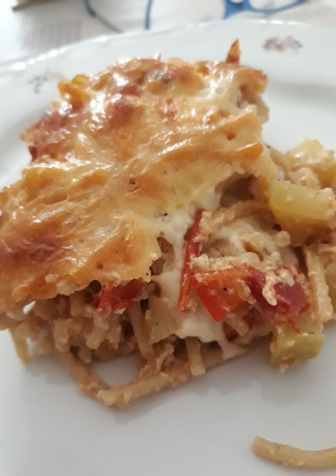 Cukkinis sült tészta recept fotója