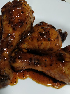 Una foto de Muslos de pollo a la miel