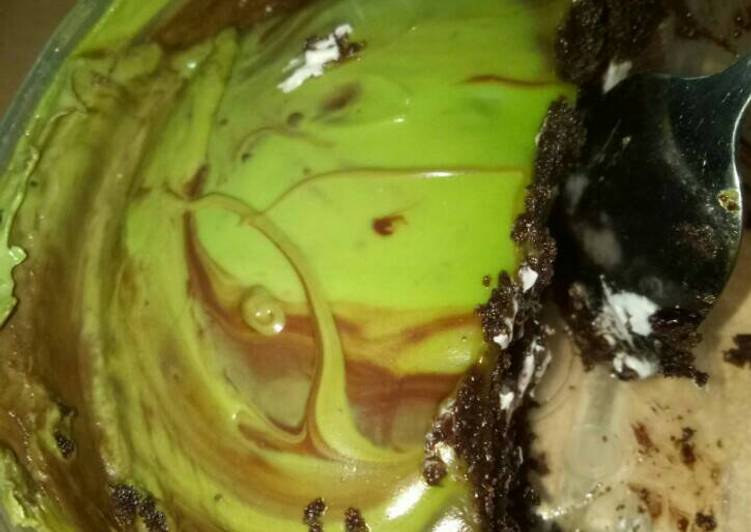 Brownies coklat macha simple hits