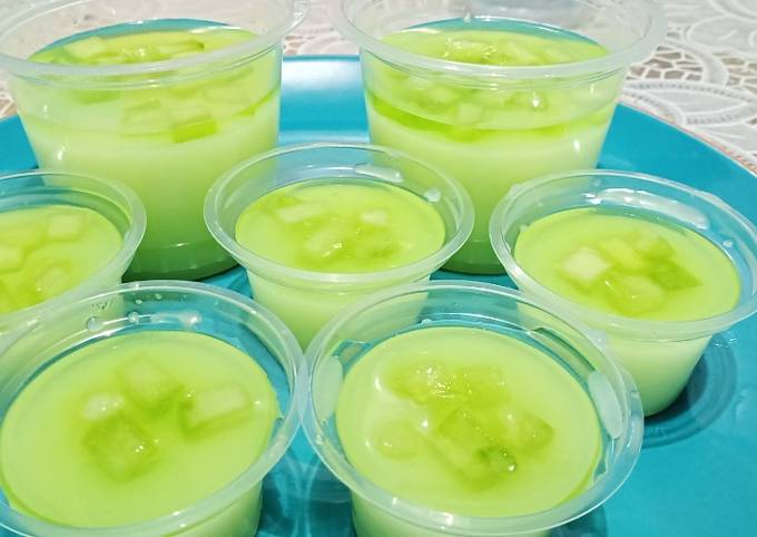 Silky puding melon