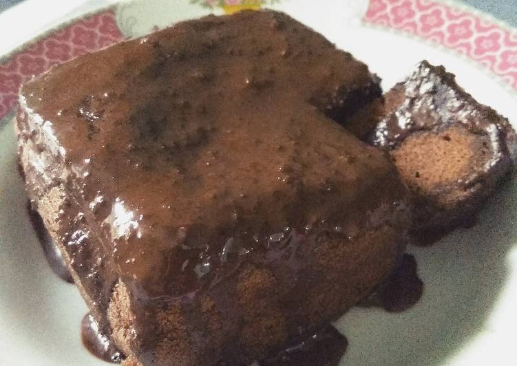 Resep Bolu brownies kukus coklat siram, Bikin Ngiler