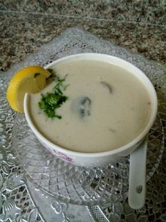 صورة لوصفة حساء الفطر
