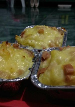 Foto resep Maccaroni schotel with mozzarella cheese oven/kukus