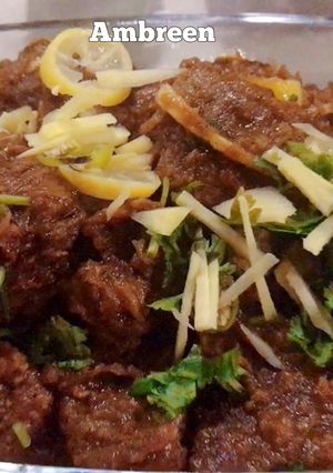 A picture of Yummy Beef Karahi 😋.