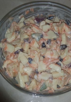 Una foto de Ensalada Navideña