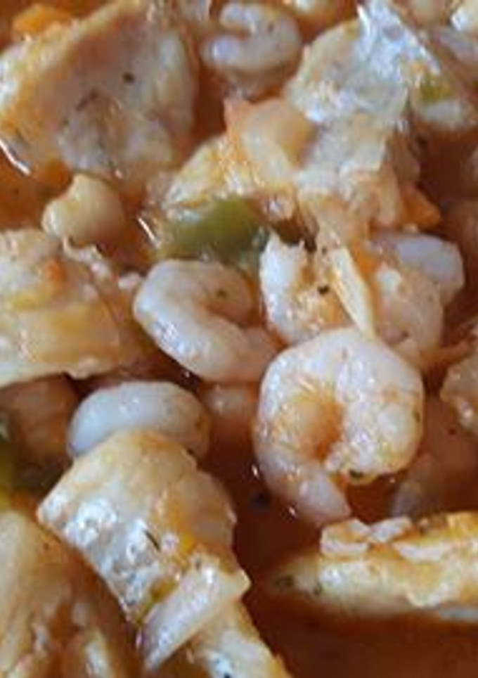 Una foto de Garbanzos con pescado