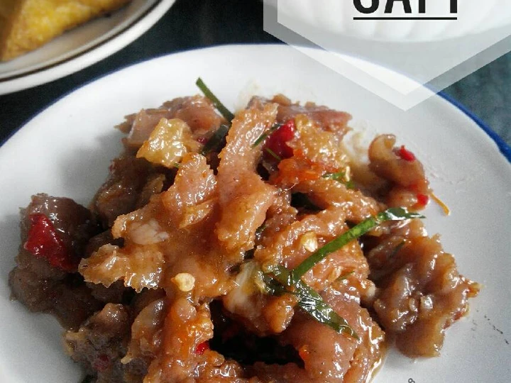 Cara Mudah Menyiapkan Resep Oseng mercon tetelan sapi yang Menggugah Selera