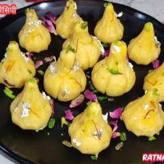 A picture of Milk Modak recipe.